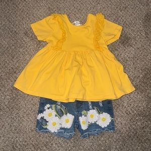 Girls daisy🌼 outfit